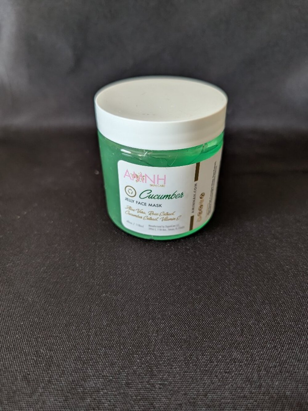 Aminnah Cucumber Jelly Face Mask 4oz